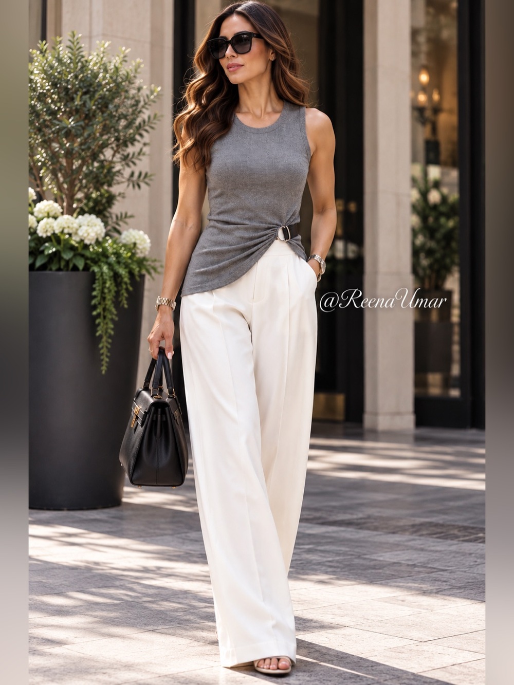 Ribbed Sleeveless Top – NWT, Size Large